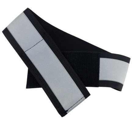 TG71299-3 ČERNÁ REFLEXNÍ BĚŽECKÁ PÁSKA NA RUKU PRO JÍZDNÍ KOLO NA SUCHÝ ZIP BHP