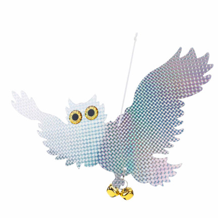 TG71382 TAUBENABWEHR STARLING VÖGEL REFLEKTIERENDE EULE IM FLUG HOLOGRAMM GLOCKEN