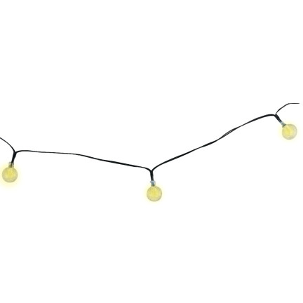 TG71398-1 SOLÁRNÍ LAMPA GIRLAND 20LED 5M ZAHRADNÍ LAMPA PRO BALKÓNOVÝ ŘETĚZEC SVĚTELNÉHO KRUHU