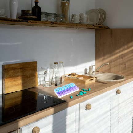 TG71401 KRABIČKA NA LÉKY ORGANIZÉR 7 DNÍ V TÝDNU RÁNO VEČER