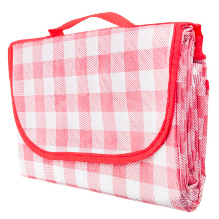 TG71411-3 GROSSE PICKNICK-REISESTRANDDECKE WASSERDICHTE MATTE ROT