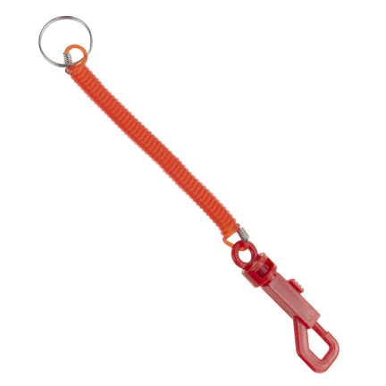 TG71991 BUNTER, FEDERBELASTETER, AUFBLASBARER SOFTBALL AUS GUMMI MIT TRAININGSSCHNUR