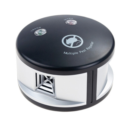 TG72031: Effective ultrasonic rodent repeller for martens, mice, and rats, covering up to 370 m²