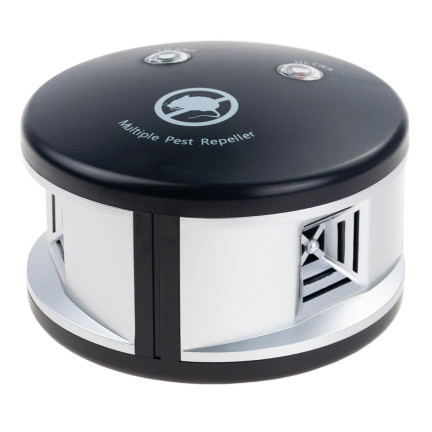 TG72031: Effective ultrasonic rodent repeller for martens, mice, and rats, covering up to 370 m²