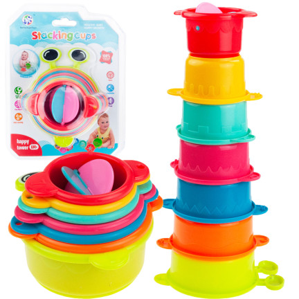 TG72948 PYRAMIDE BECHER SPIELZEUG PUZZLE TURM PYRAMIDE INSEKTEN