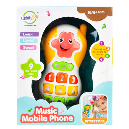 TG72949 INTERAKTIVES MUSIK-TELEFON FÜR KLEINKIND BABY ZU SPIELEN MIT