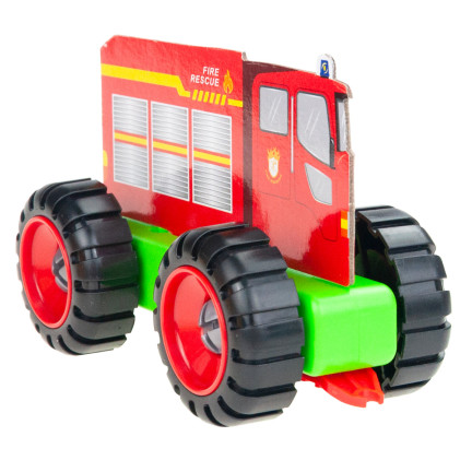 TG72952 BAU FEUERWEHR FAHRZEUG SET 3 FAHRZEUGE 68 EL.