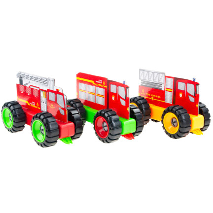 TG72952 BAU FEUERWEHR FAHRZEUG SET 3 FAHRZEUGE 68 EL.