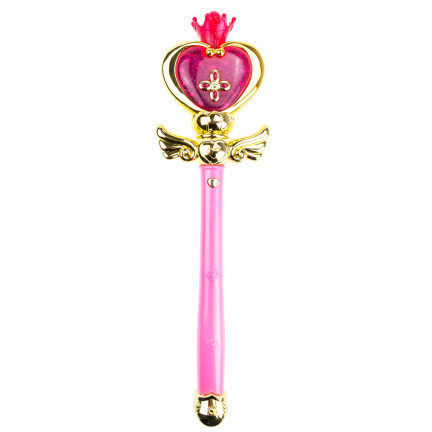 TG72959 GLÜHENDEN MAGISCHEN ROSA ZAUBERSTAB FÜR FEE PRINZESSIN LEUCHTET SPIEL