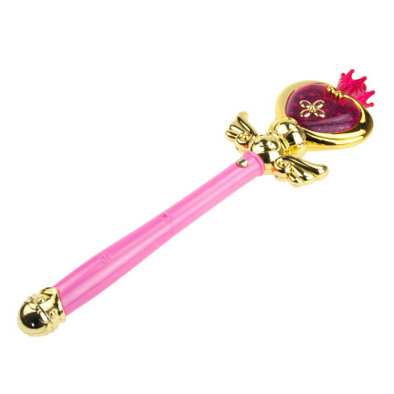 TG72959 GLÜHENDEN MAGISCHEN ROSA ZAUBERSTAB FÜR FEE PRINZESSIN LEUCHTET SPIEL