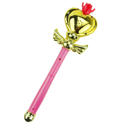 TG72959 GLÜHENDEN MAGISCHEN ROSA ZAUBERSTAB FÜR FEE PRINZESSIN LEUCHTET SPIEL