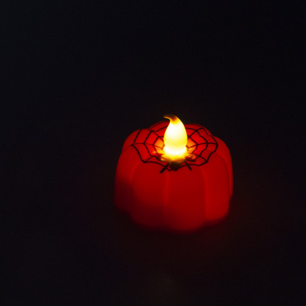 TG73370-1 LED KÜRBIS KERZEN HALLOWEEN LANTERNS DEKORATION SATZ VON 12PCS MIT BATTERIEN