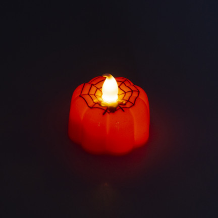 TG73370-1 LED KÜRBIS KERZEN HALLOWEEN LANTERNS DEKORATION SATZ VON 12PCS MIT BATTERIEN