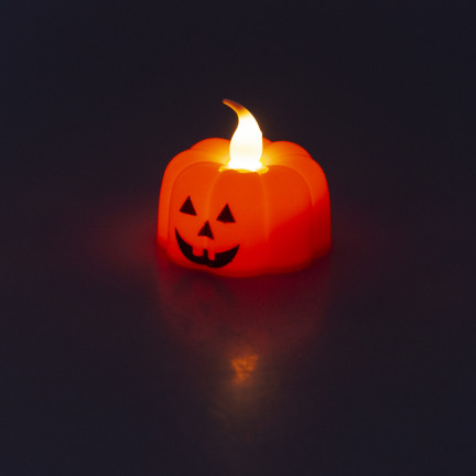 TG73370-1 LED KÜRBIS KERZEN HALLOWEEN LANTERNS DEKORATION SATZ VON 12PCS MIT BATTERIEN