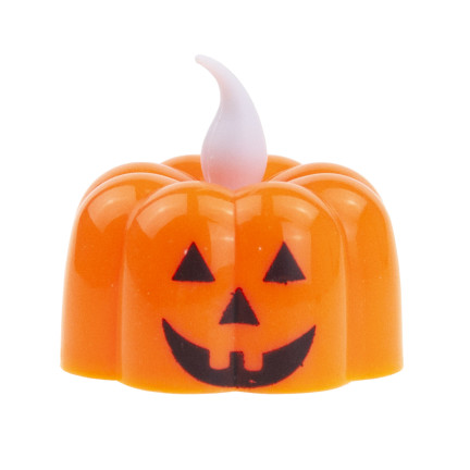 TG73370-1 LED KÜRBIS KERZEN HALLOWEEN LANTERNS DEKORATION SATZ VON 12PCS MIT BATTERIEN