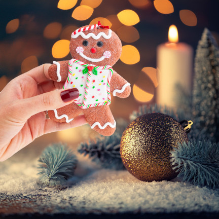 TG73609 PERNÍKOVÝ PŘÍVĚŠEK S CETKOU