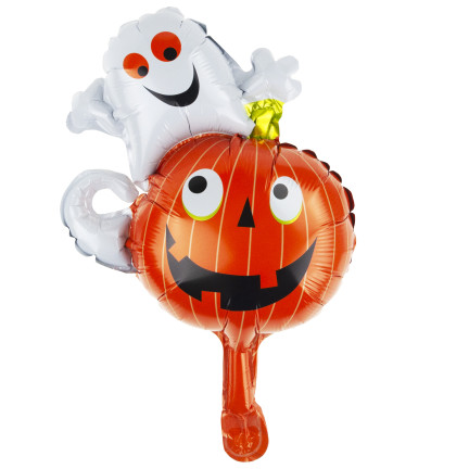 TG74137 HALLOWEEN DEKORATION SET GIRLANDE LATEX FOLIENBALLONS SKELETT SCHRIFTZUG