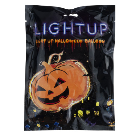 TG74159 HALLOWEEN BALLONS LED 5PC KÜRBISSE LEUCHTENDE ORANGE DEKORATIONEN
