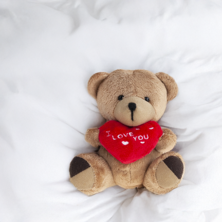 TG75260 BRAUNER TEDDYBÄR FÜR BABY MÄDCHEN HERZ ICH LIEBE DICH TEDDYBÄR