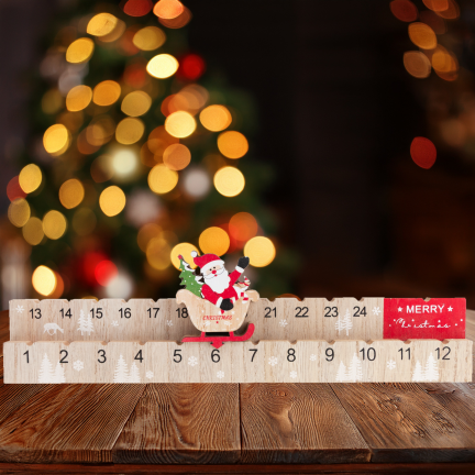 TG75368 Advent calendar, wood, St. Nicholas Day, gift, holidays