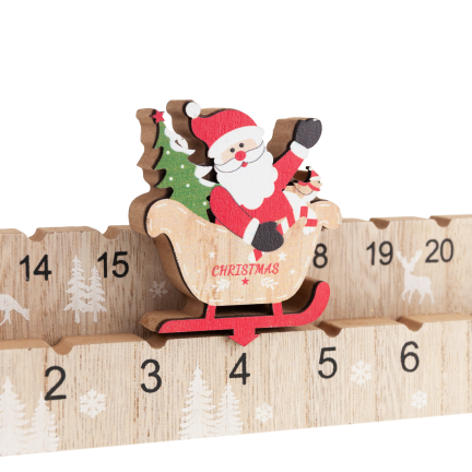 TG75368 Advent calendar, wood, St. Nicholas Day, gift, holidays