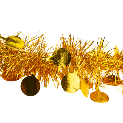 TG76142-2 GOLDEN CHAIRMAN'S CHAIN BAND WITH Christmas DECORATIONS