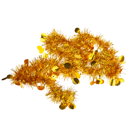 TG76142-2 GOLDEN CHAIRMAN'S CHAIN BAND WITH Christmas DECORATIONS