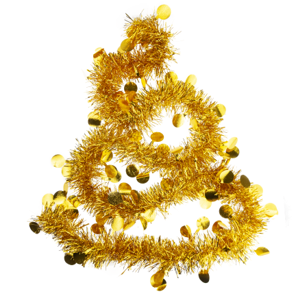 TG76142-2 GOLDEN CHAIRMAN'S CHAIN BAND WITH Christmas DECORATIONS