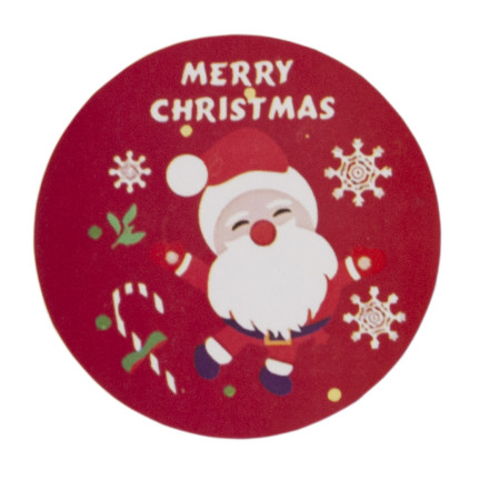 TG76363 weihnachtliches Geschenkpapier Geschenkanhänger Weihnachten dekorative Rolle 500 Stück rund