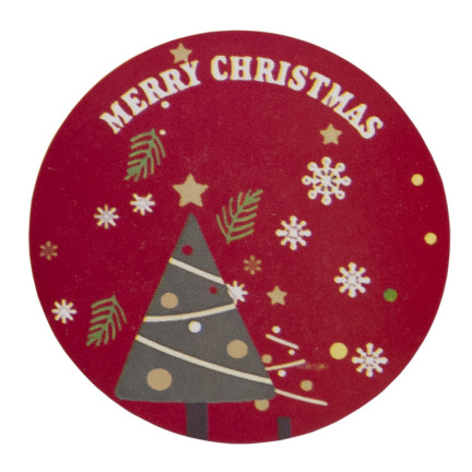 TG76363 weihnachtliches Geschenkpapier Geschenkanhänger Weihnachten dekorative Rolle 500 Stück rund