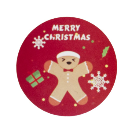 TG76363 weihnachtliches Geschenkpapier Geschenkanhänger Weihnachten dekorative Rolle 500 Stück rund
