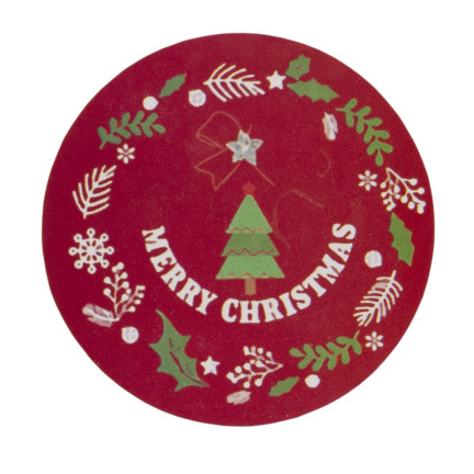 TG76363 weihnachtliches Geschenkpapier Geschenkanhänger Weihnachten dekorative Rolle 500 Stück rund