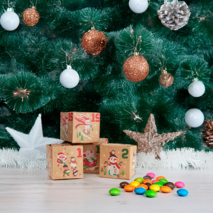 TG76370 ADVENTSKALENDER BOXEN ADVENT URLAUB DIY HAND GEMACHT LEER