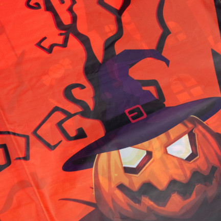 TG76540 HALLOWEEN TISCHDECKE ORANGE GROSSE TISCHDEKORATION KÜRBISSE