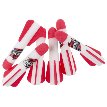TG77431 SPIELZEUG-RAKETENWERFER SCHAUMSTOFFRAKETE MIT PUMPE FÜR KINDER