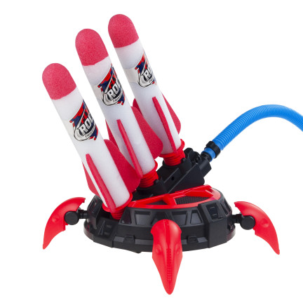 TG77431 SPIELZEUG-RAKETENWERFER SCHAUMSTOFFRAKETE MIT PUMPE FÜR KINDER