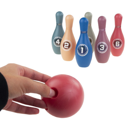 TG77511 BAREVNÝ BOWLING PRO DĚTI BOWLING ZÁBAVNÁ ARKÁDOVÁ HRA