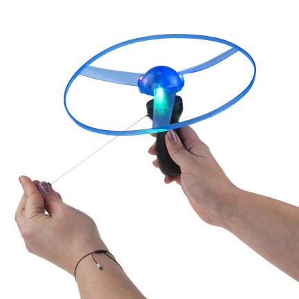 TG77580 ODPALOVACÍ VRTULE LÉTAJÍCÍHO DISKU SVÍTÍCÍ RGB VELKÁ