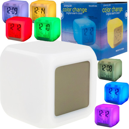 Wecker chamäleon LCD leuchtet mit thermometer kalender