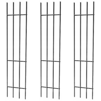 TG77602 Metall-Garten-Pergola, Blumen-Rosen-Pflanzenstütze, Spalier-Satz von 3pcs.