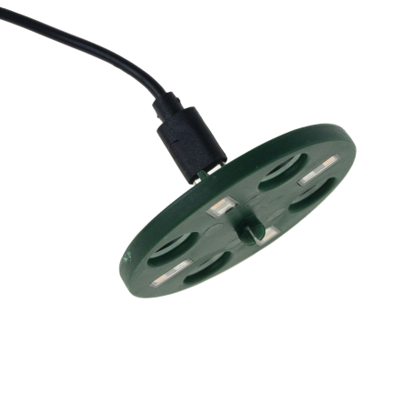 TG77615 Sada 5 mini skleníků pro sazenice s LED osvětlením, ideální pro klíčení a růst rostlin, startovací misky