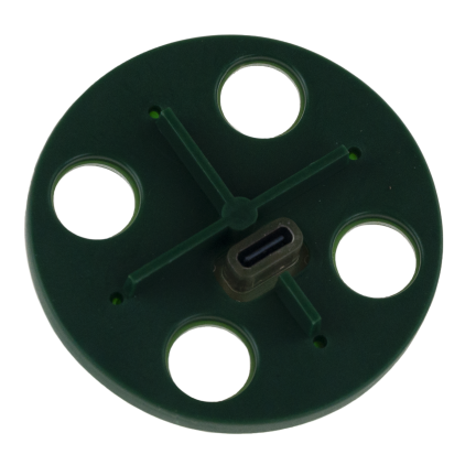 TG77615 Sada 5 mini skleníků pro sazenice s LED osvětlením, ideální pro klíčení a růst rostlin, startovací misky