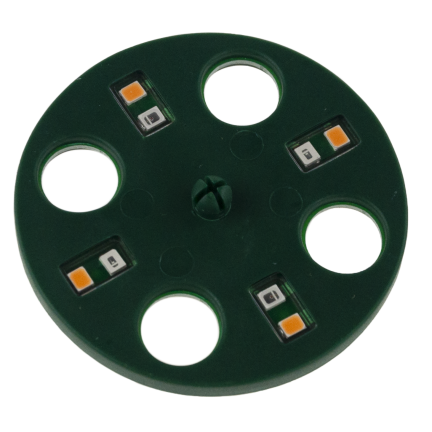 TG77615 Sada 5 mini skleníků pro sazenice s LED osvětlením, ideální pro klíčení a růst rostlin, startovací misky