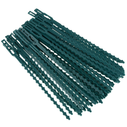 TG77621 Pflanzenklammern, Gartenklammern, Clips, Kletterklammern, 50 Stück.