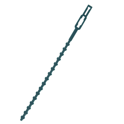 TG77621 Pflanzenklammern, Gartenklammern, Clips, Kletterklammern, 50 Stück.