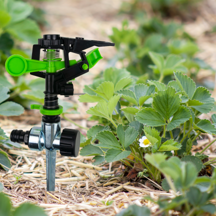 TG77627 Pulsating Garden Sprinkler, Metal Garden Sprinkler for Watering, Sprayer