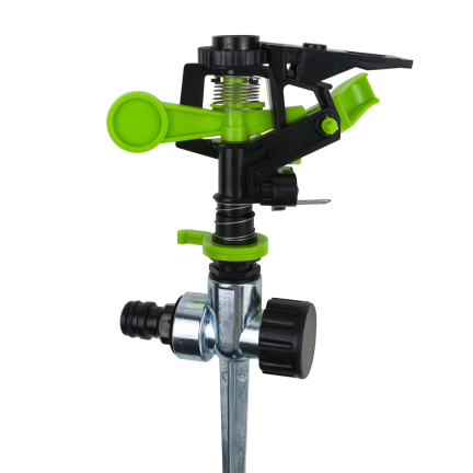 TG77627 Pulsating Garden Sprinkler, Metal Garden Sprinkler for Watering, Sprayer