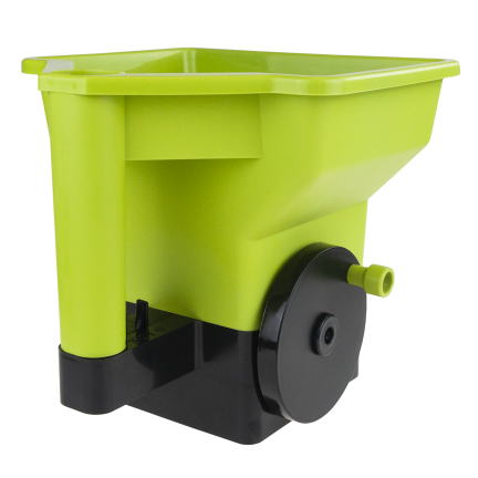 TG77629 Fertilizer and Seed Spreader, Adjustable Hand Spreader, Portable Grass and Sand Spreader