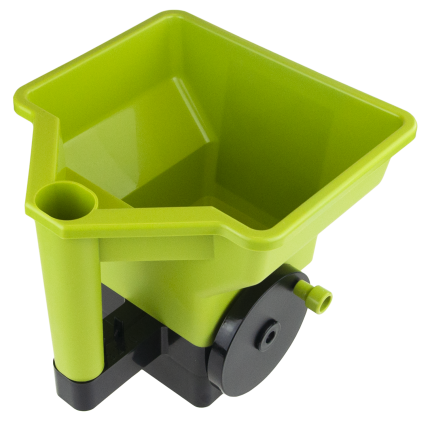 TG77629 Fertilizer and Seed Spreader, Adjustable Hand Spreader, Portable Grass and Sand Spreader