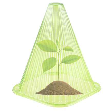 TG77639 Garden plant covers, plastic plant covers, frost protectors, 12 pcs/set